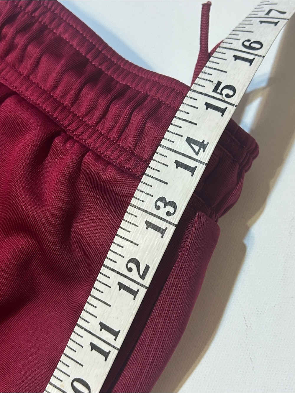 Adidas AeroReady Wide Leg Track Pants Burgundy Red Size Large Zoe Saldana - Picture 4 of 9